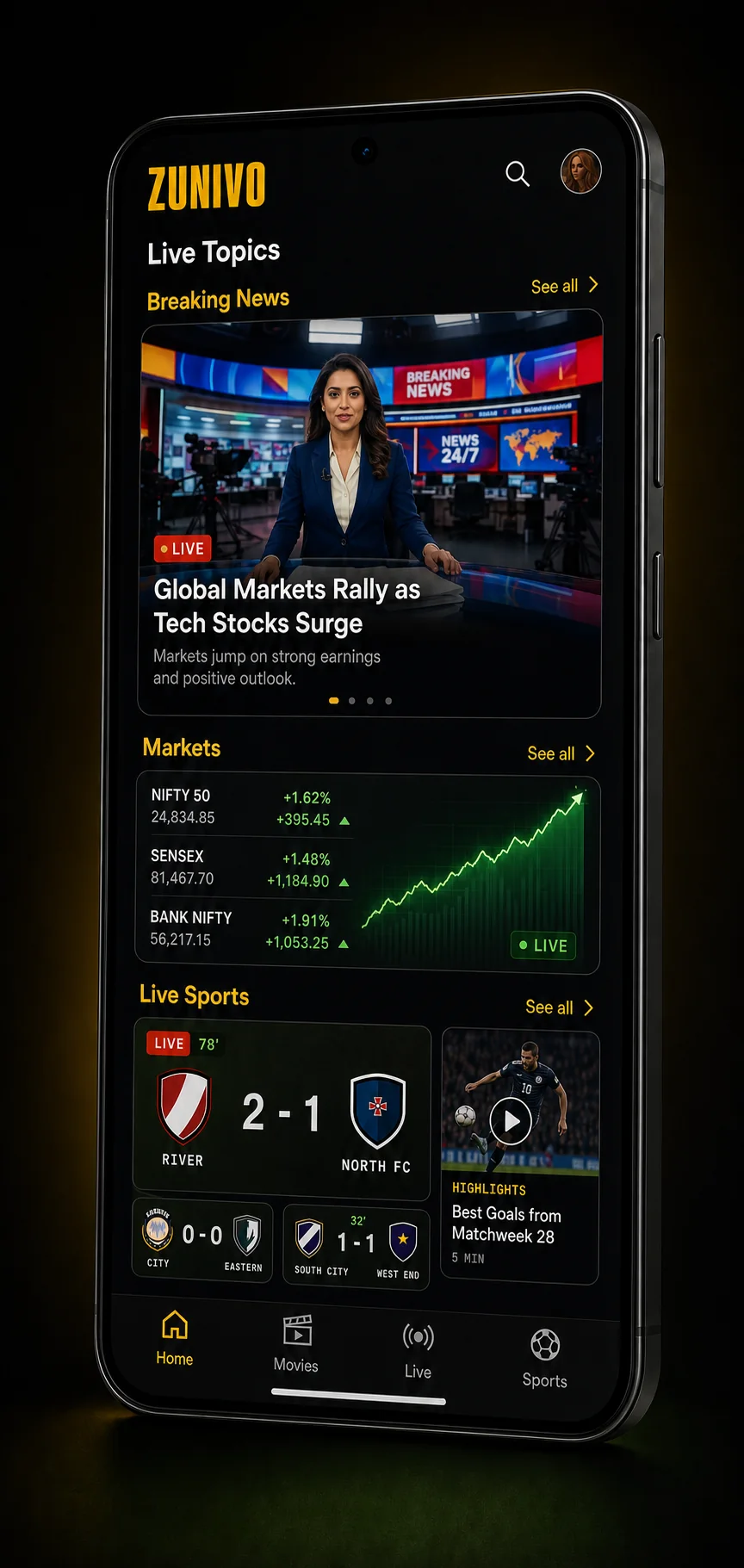 Live sports